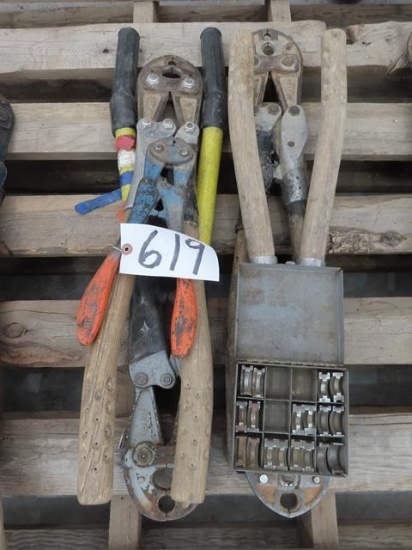 (4) Manual Crimping Tools, with dies (CO)