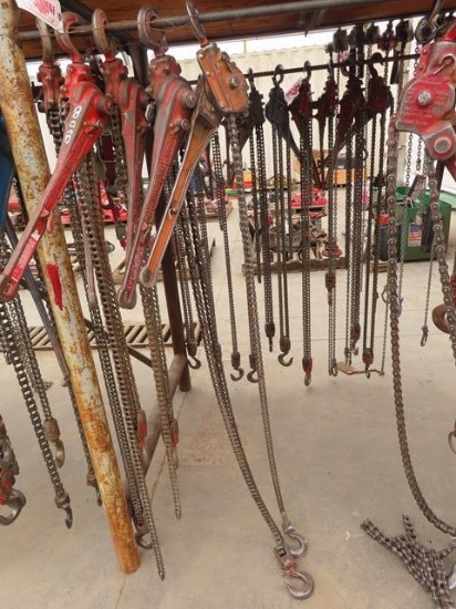 (5) COFFING 1.5 Ton Chain Hoists (CO)