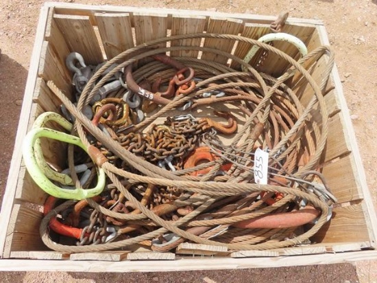(2) 4-Part Wire Rope Spreaders and Lifting Chains (CO)