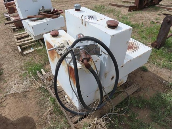 (2) 50 Gallon Step Fuel Tanks, (1) with electric pump (CO)