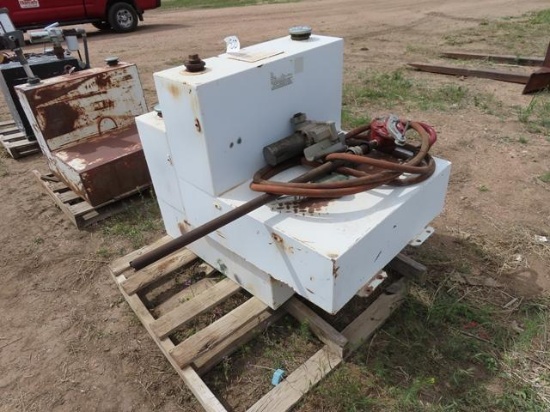 (2) 50 Gallon Step Fuel Tanks (1) electric and (1) manual pump (CO)
