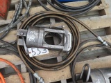 ALCOA 60 Ton Hydraulic Press Head, with hose (CO)
