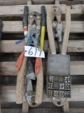 (4) Manual Crimping Tools, with dies (CO)