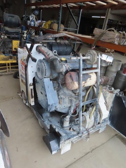 CORE CUT Model CC6550XLS, 36" Walk Behind Concrete Saw, s/n 143235, powered by Deutz 3 cylinder