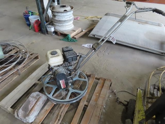 BARTELL B424, 24" Walk Behind Edging Trowel, Honda gas