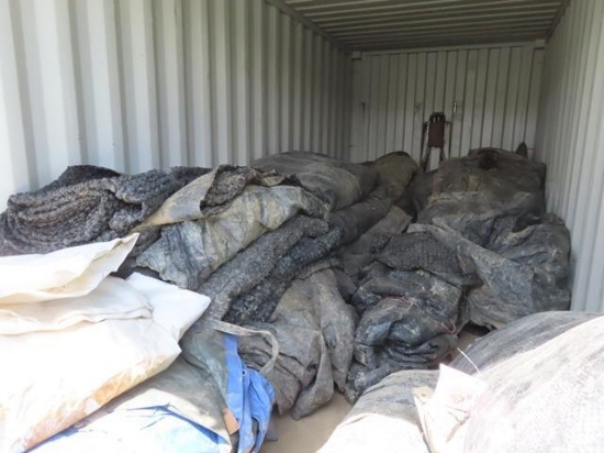 (25+/-) Concrete Blankets (Located Inside Lot #116) (BUYER MUST LOAD)