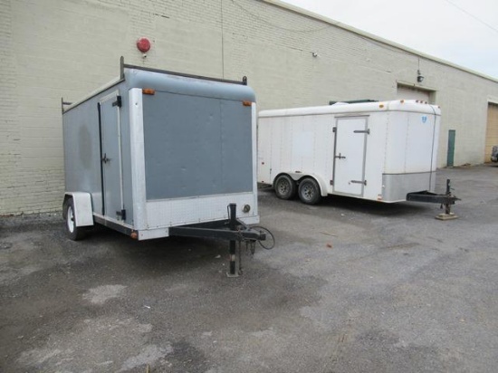 1994 CAR-MATE Model CM61200, 12' Single Axle Enclosed Utility Trailer, VIN# 1P9C612SDRL018581 (from