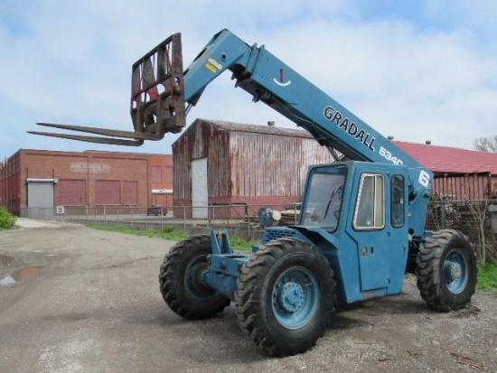 1992 GRADALL Model 534C-6, 6,000 Lb Rough Terrain Telescopic Forklift, s/n C188251, powered by