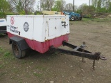 CHICAGO PNEUMATIC Model CPS185, 185CFM Portable Air Compressor, s/n 15908, powered by JD diesel
