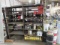 (4) Metal Shelves and Contents Including: flare kits, assorted hand tool, and assorted coatings