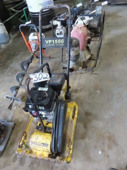 WACKER VP1550 Plate Compactor, Predator 212cc gas
