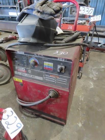 LINCOLN Pro-Cut 60 Plasma Cutter, 22 gauge, 1/2" steel