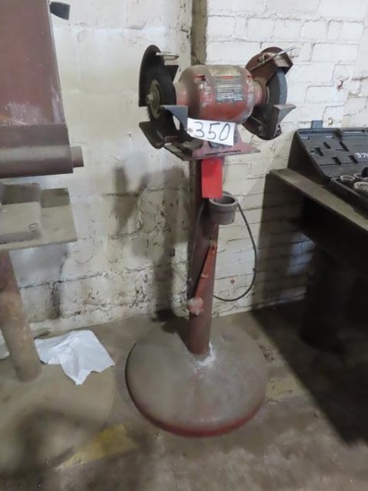 AMROX 8" Dual Wheel Pedestal Grinder