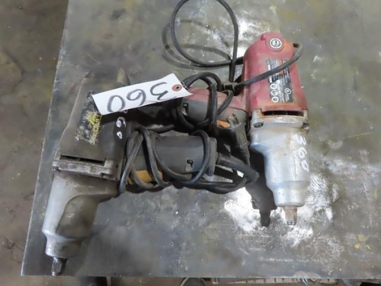 (2) 1/2" Electric Impact Wrenches