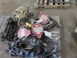 (4) MILLER RL50/50 Self Retracting Lifelines, with bases and accessories