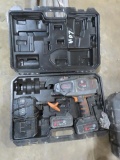 BN BNT040X Cordless Rebar Tie Gun, with charger and (2) batteries