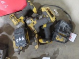 (4) DEWALT DCF880 Cordless Impact Wrenches, 1/2