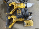 DEWALT DCS491 and DCS494 Cordless Metal Shears, with (1) battery and charger