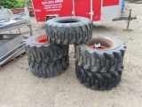 (5) 14x17.5 Tires (4 With Rims)