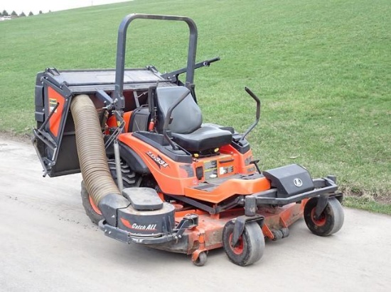 2014 KUBOTA Model ZD331LP Zero Turn Lawn Mower, s/n 41641, powered by Kubota diesel engine and