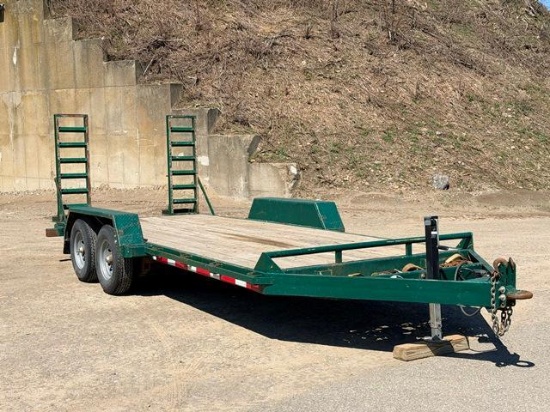 2006 BRI-MAR Tandem Axle Tag-A-Long Trailer, VIN# 43YDC242X6C054037, equipped with 82" x 18' level