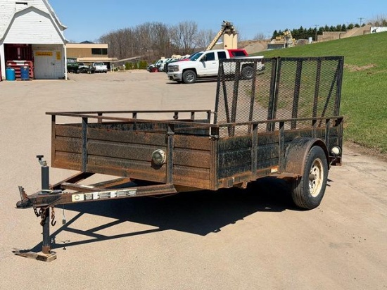 2006 CARRY-ON Single Axle Tag-A-Long Trailer, VIN# 4YMUL10136V002194, equipped with 76" x 10' level