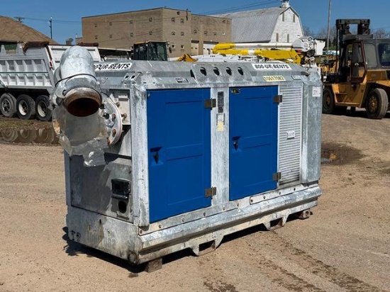 2017 BBA Model BL200, 8" Skid Mounted Pump, s/n 21004462, powered by Hatz 4 cylinder, 20L diesel