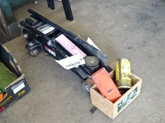 Hydraulic Floor Jack and Hydraulic Rams (Holleran)