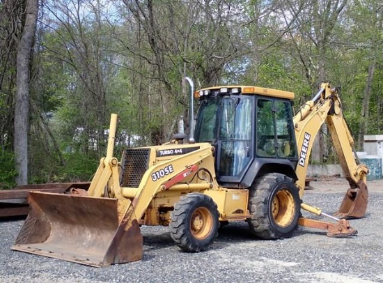 1999 JOHN DEERE Model 310SE, 4x4 Tractor Loader Extend-A-Hoe, s/n 874725, powered by JD diesel