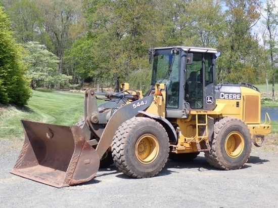 2006 JOHN DEERE Model 544J Rubber Tired Loader, s/n 608782, powered by JD diesel engine and
