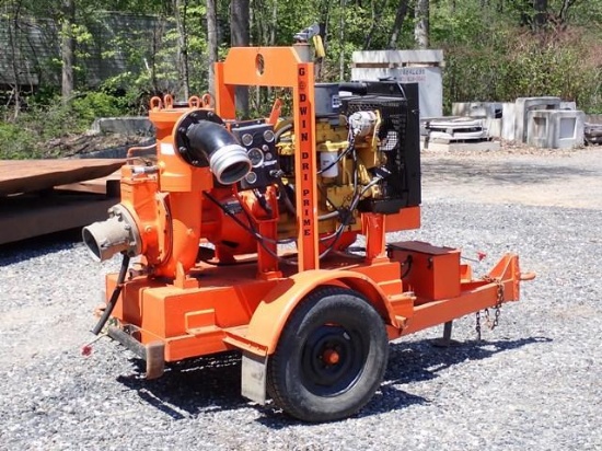 2005 GODWIN Model CD150M Dri-Prime 6" Portable Pump, s/n 0541807/04, powered by JD 4.5L diesel