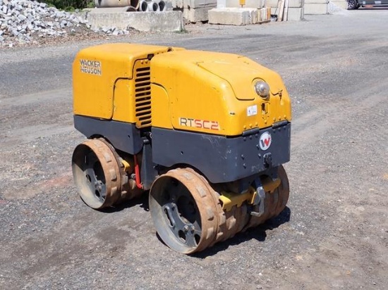 2011 WACKER NEUSON Model RTSC2 Articulated Trench Compactor, s/n 20004454, powered by Kohler diesel