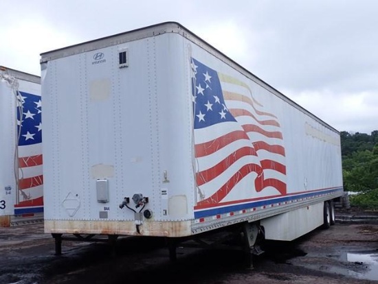 2007 HYUNDAI Model V12530152-4JRS, 53' Tandem Axle Van Trailer, VIN# 3H3V532C57T389041, equipped