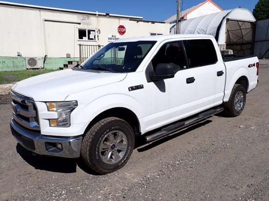 2015 FORD Model F-150XLT, 4x4 Crew Cab Pickup Truck, VIN# 1FTEW1EF7FFB98508, powered by 5.0L, V-8