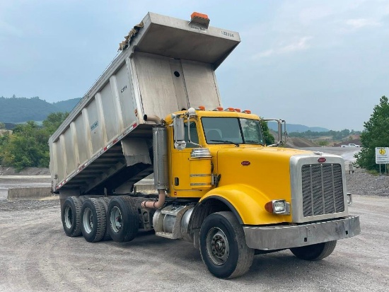 2009 PETERBILT Model 367 Tri-Axle Dump Truck, VIN# 1NPTLB0X49N771888, powered by Cat C-15, 435HP
