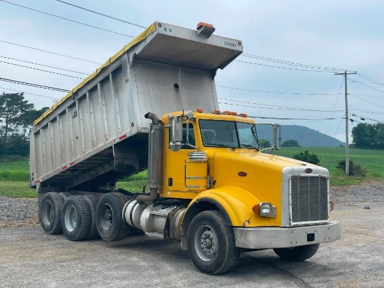 2006 PETERBILT Model 357 Tri-Axle Dump Truck, VIN# 1NPALB0X66N632574, powered by Cat C-15, 435HP