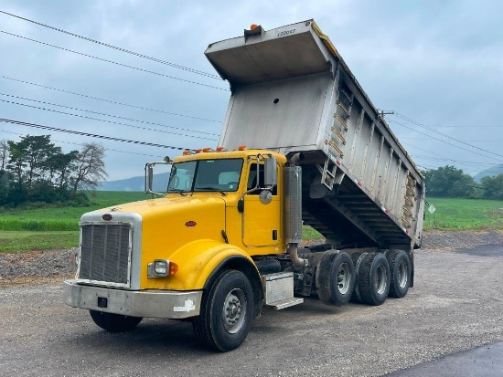 2006 PETERBILT Model 357 Tri-Axle Dump Truck, VIN# 1NPALB0X26N632572, powered by Cat C-15, 435HP
