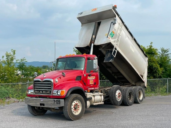 2005 MACK Model CV713 Granite Tri-Axle Dump Truck, VIN# 1M2AG11C15M031266, powered by Mack AMI-370,