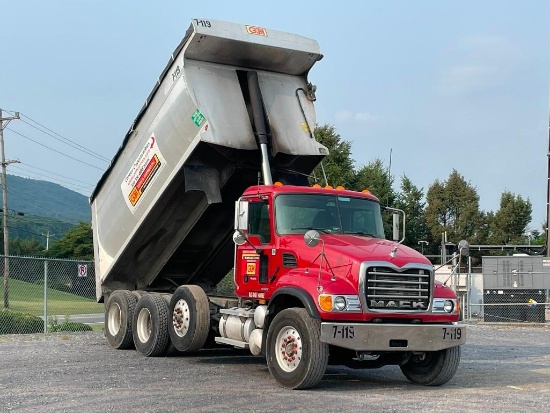 2005 MACK Model CV713 Granite Tri-Axle Dump Truck, VIN# 1M2AG11C45M031259, powered by Mack AMI-370,