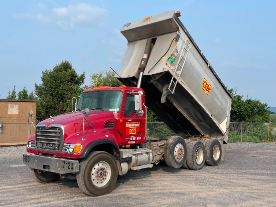 2005 MACK Model CV713 Granite Tri-Axle Dump Truck, VIN# 1M2AG11C45M031262, powered by Mack AMI-370,