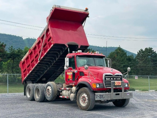2005 MACK Model CV713 Granite Tri-Axle Dump Truck, VIN# 1M2AG11C45M015627, powered by Mack AI-400,