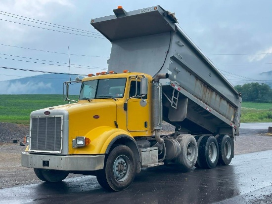 2005 PETERBILT Model 357 Tri-Axle Dump Truck, VIN# 1NPALB0X35N858585, powered by Cat C-15, 435HP