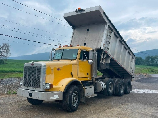 2004 PETERBILT Model 357 Tri-Axle Dump Truck, VIN# 1NPALB0X14D18154, powered by Cat C-15, 435HP