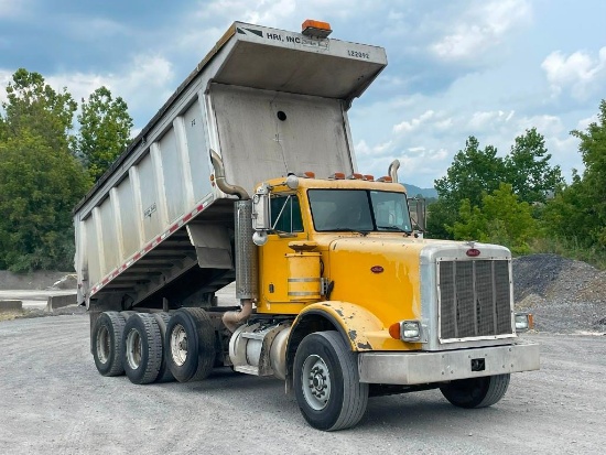 2004 PETERBILT Model 357 Tri-Axle Dump Truck, VIN# 1NPALB0X34D818155, powered by Cat C-15, 435HP