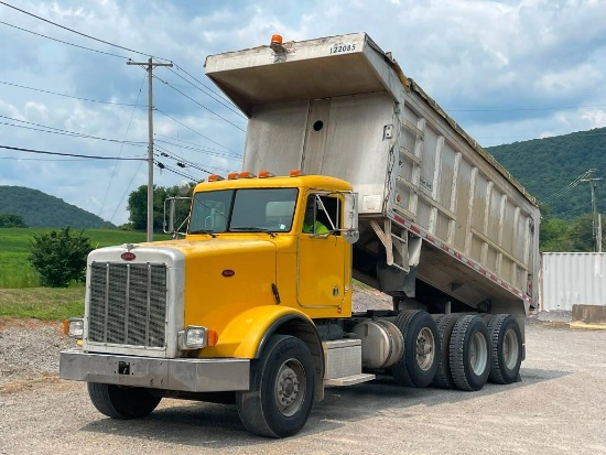 2003 PETERBILT Model 357 Tri-Axle Dump Truck, VIN# 1NPALB0X53D589671, powered by Cat C-15, 435HP