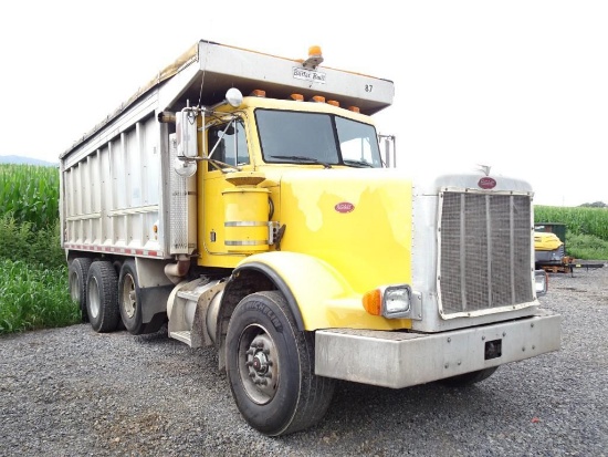 2003 PETERBILT Model 357 Tri-Axle Dump Truck, VIN# 1NPALB0X93D589673, powered by Cat C-15, 435HP