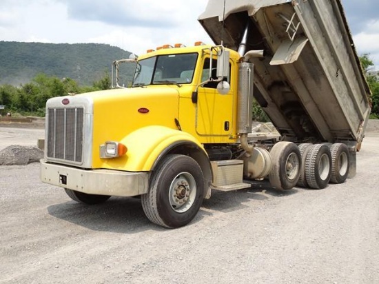 2007 PETERBILT Model 357 Tri-Axle Cab and Chassis, VIN# 1NPALB0X47N744825, powered by Cat C-15,