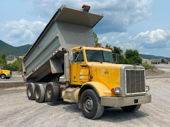1999 PETERBILT Model 357 Tri-Axle Dump Truck, VIN# 1NPALB0XXXN462978, powered by Cat 3406, 355HP