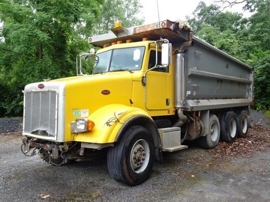 2005 PETERBILT Model 357 Tri-Axle Dump Truck, VIN# 1NPALB0X15N858584, powered by Cat C-15, 435HP