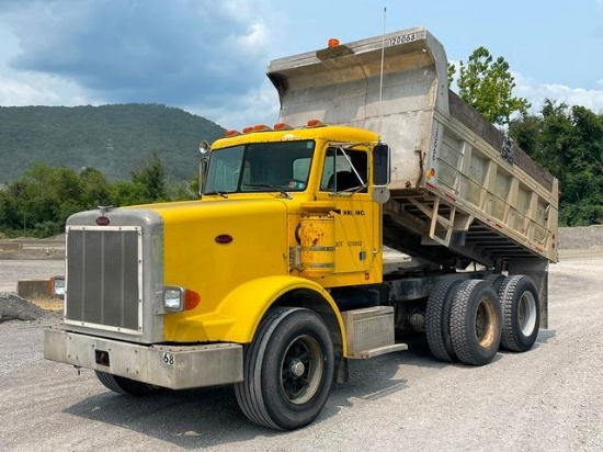 1988 PETERBILT Model 357 Tandem Axle Dump Truck, VIN# 1XPALB0X6JN264699, powered by Cat 6 cylinder